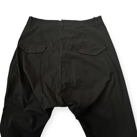Nili Lotan Paris Drop Crotch Cropped‎ Pants in Jet Black  Size 6, New with tag - Picture 9 of 12